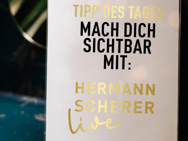 Mach dich Sichtbar